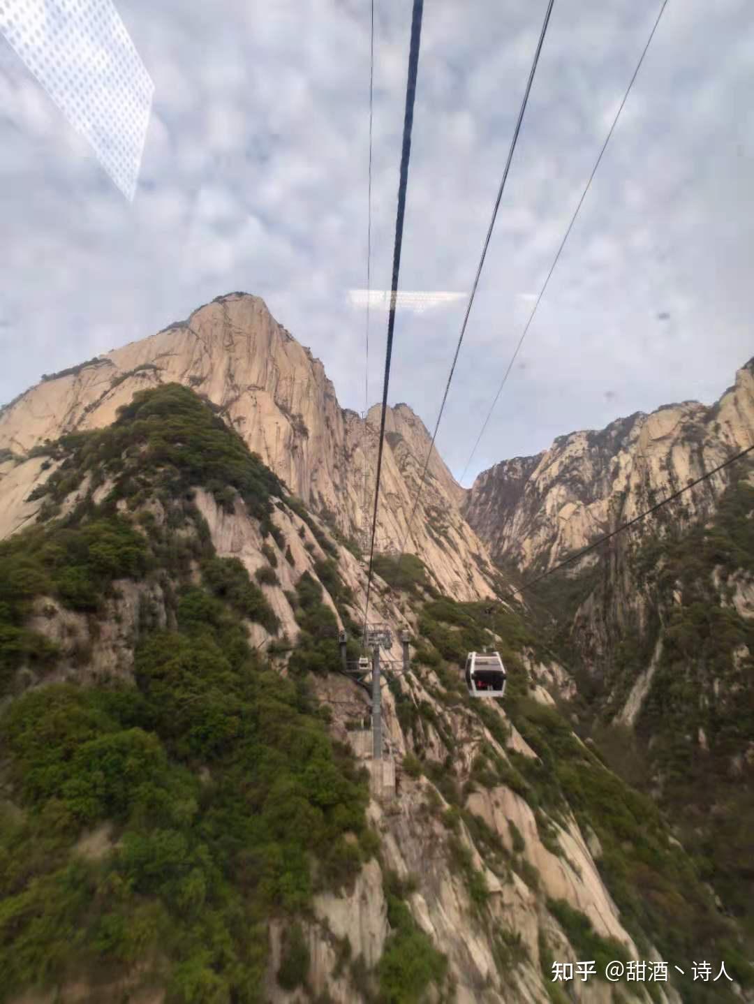 华山一日游(日爬:徒步北上缆车西下)