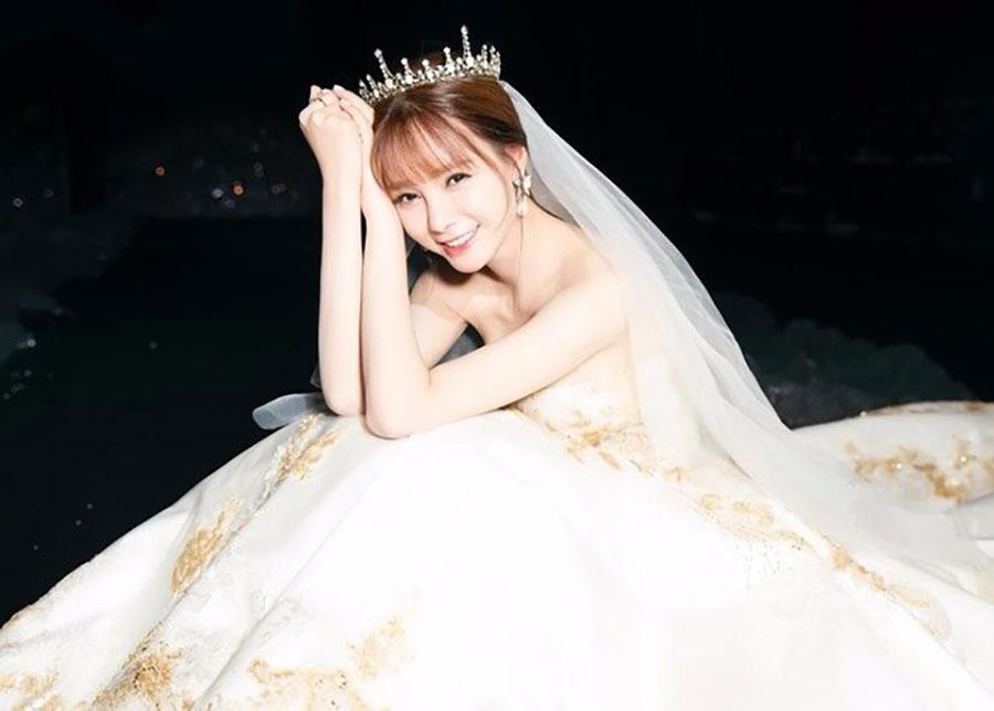 沈梦辰经常被黑可是设计出来的婚纱却这样美