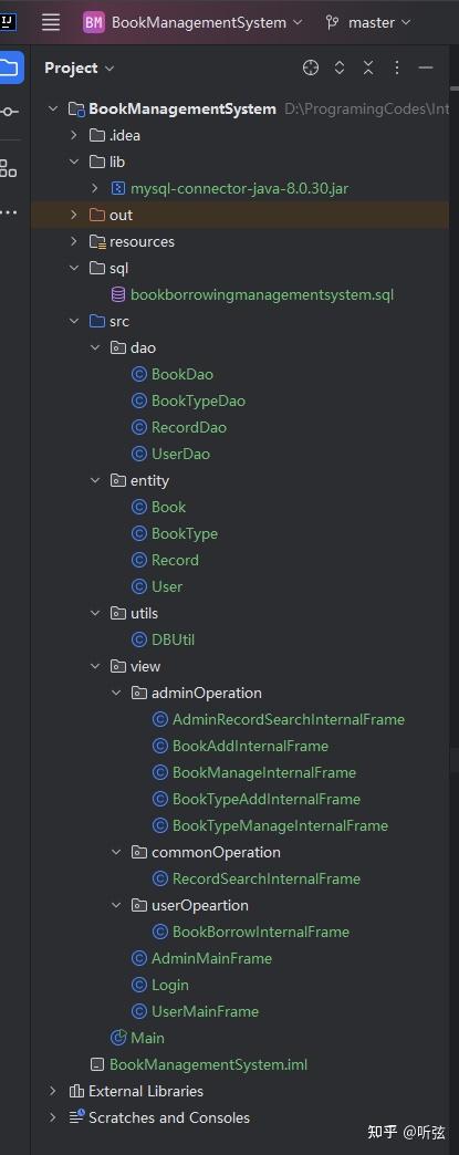 JavaSwing + MySQL 图书借阅管理系统 - 知乎