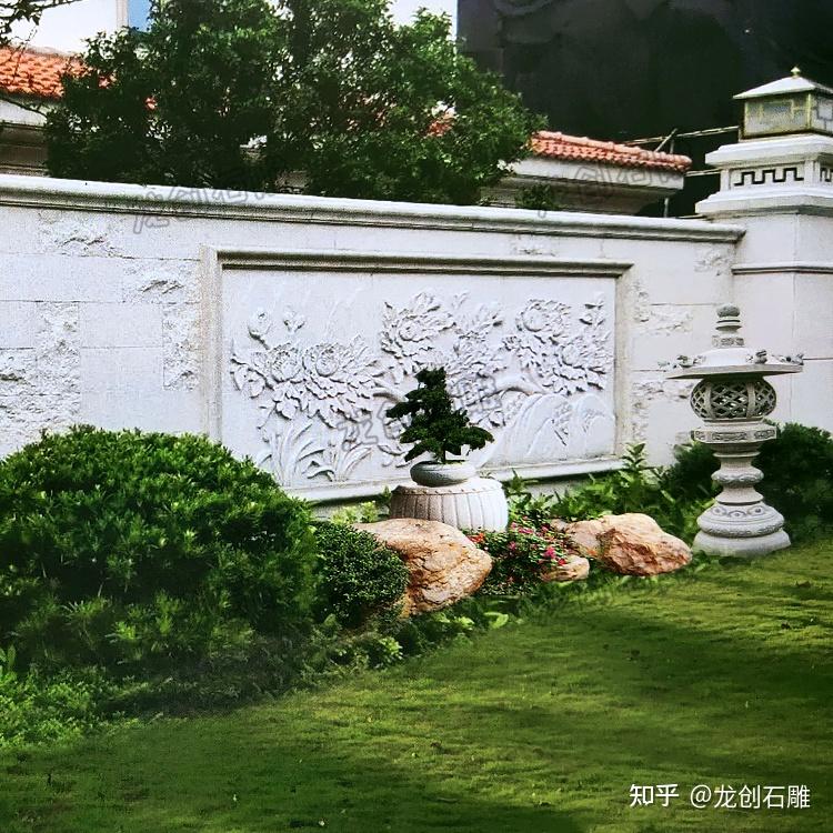 户外石材浮雕背景墙图片大全 - 知乎