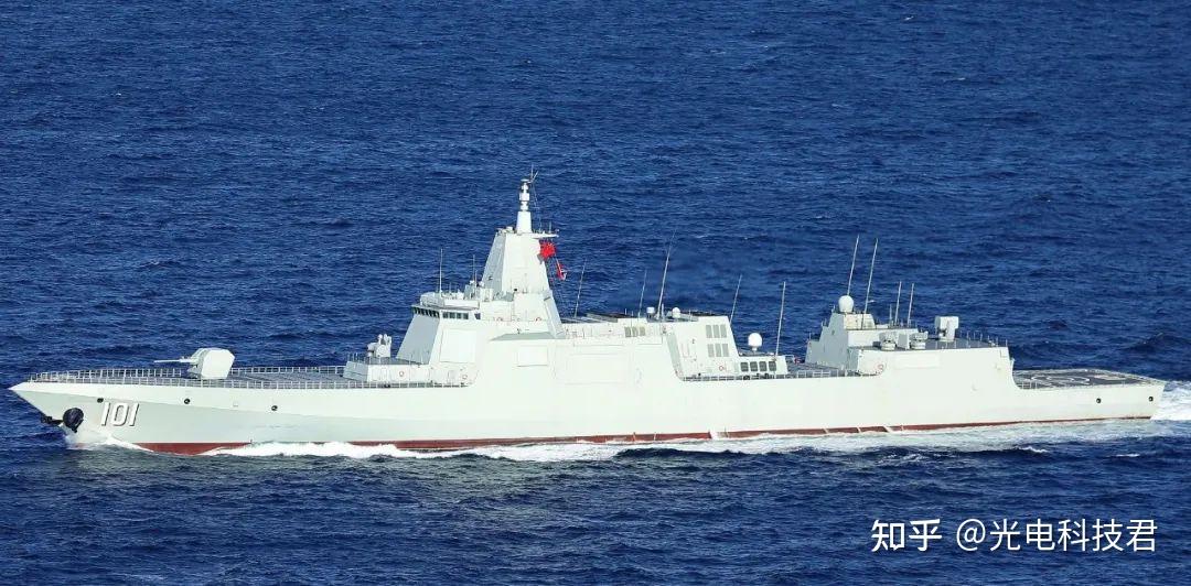 和平是打出来的055万吨大驱南昌舰远海震慑外军不惧电磁战