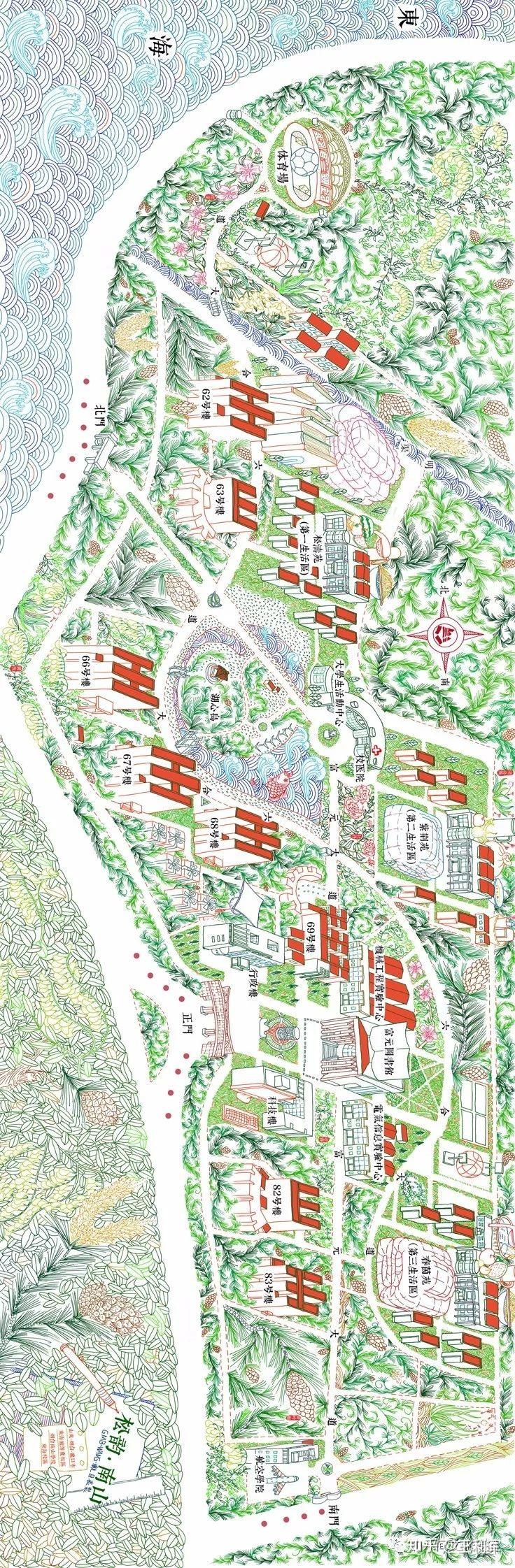 烟台南山学院东海校区地图