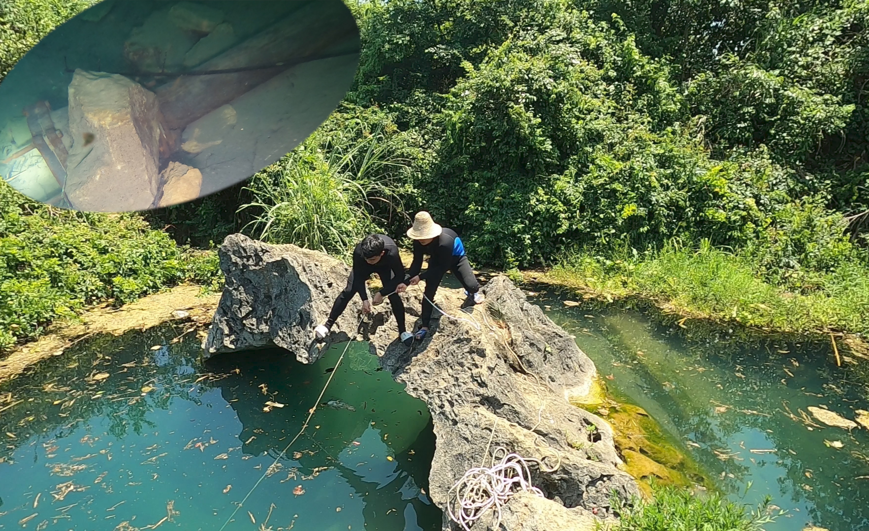独自一人潜下恐怖深潭,发现一个无底洞口不敢贸然进去太危险 - 知乎