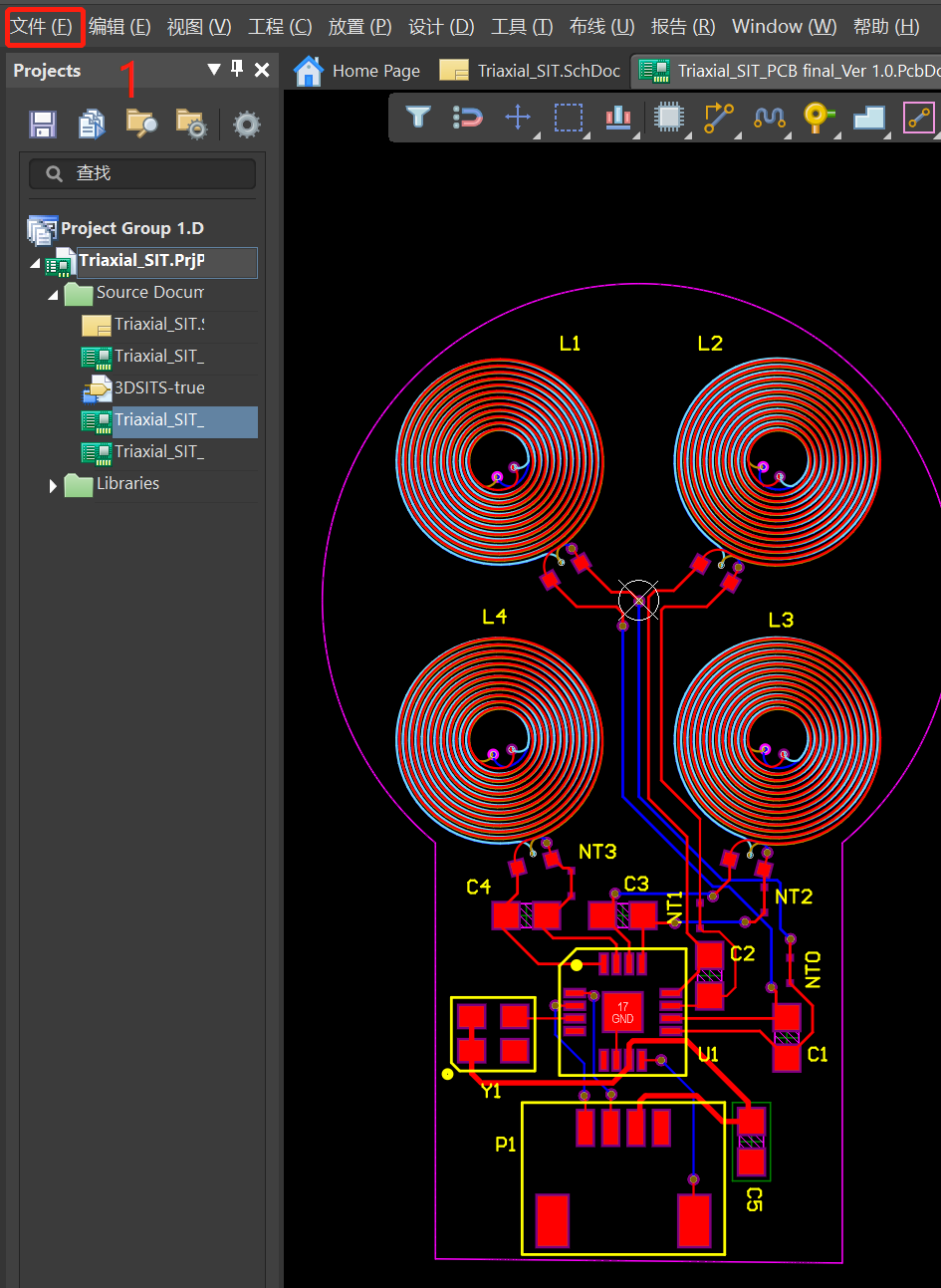 Altium Designer中如何把器件放到板子背面百度经验