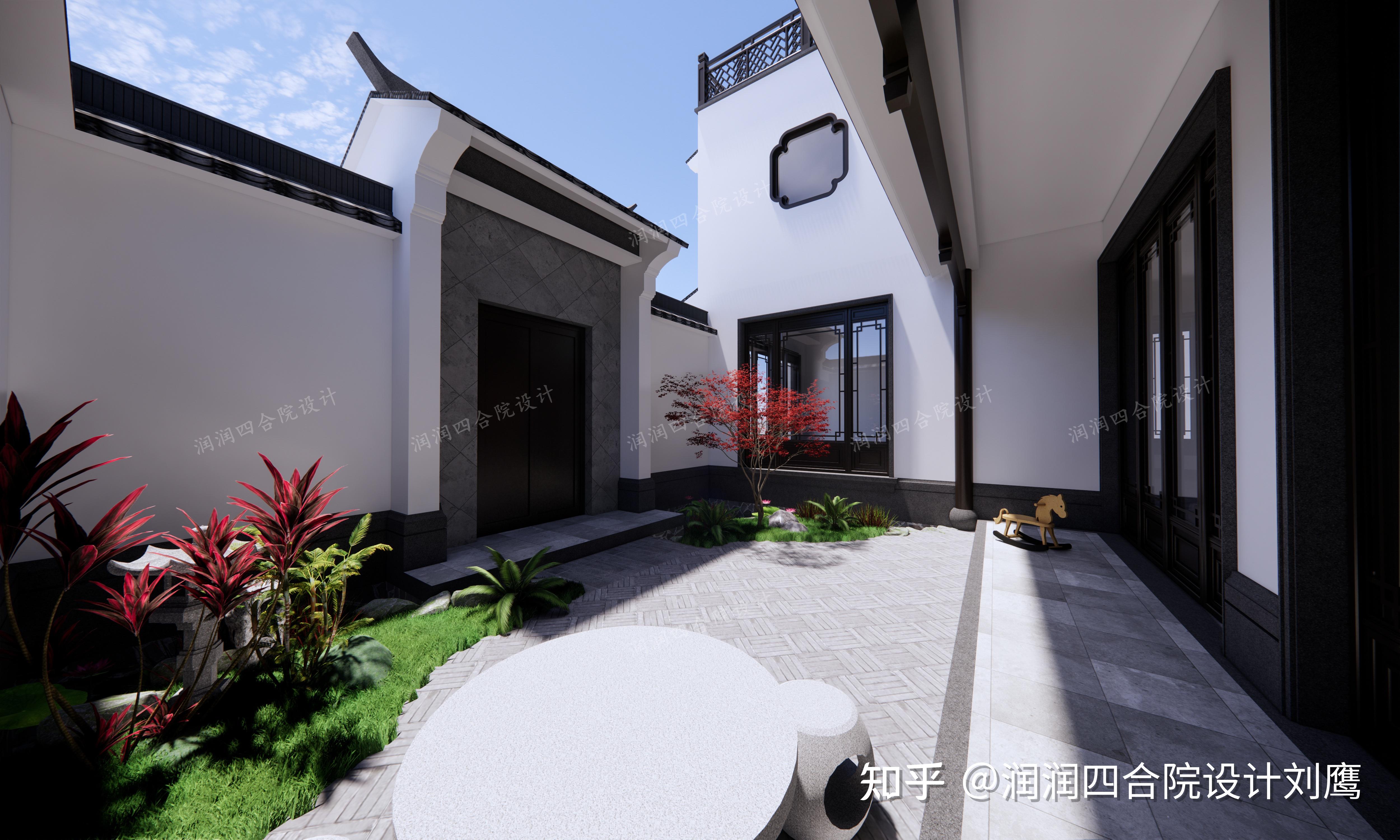 临街小户型新中式合院别墅区规划,6个户型带平面图 第二期——润润四合院设计刘鹰 - 知乎