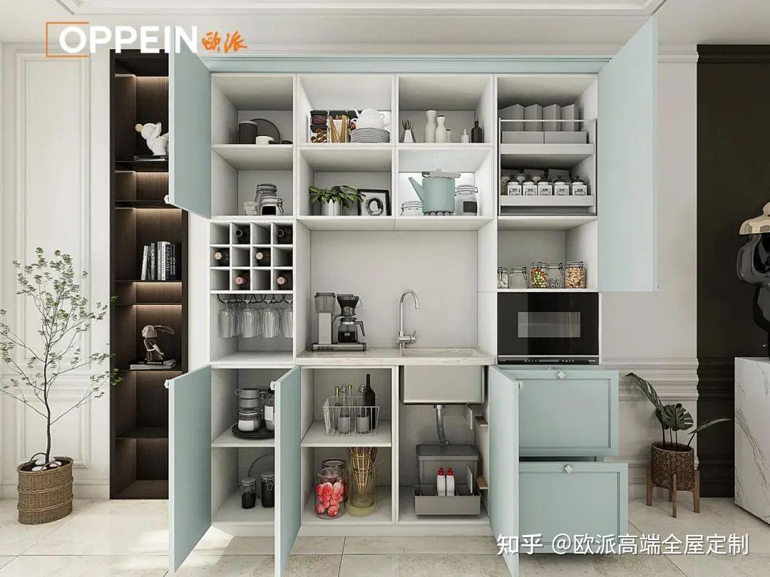 超实用的餐边柜内部布局及尺寸攻略收藏帖