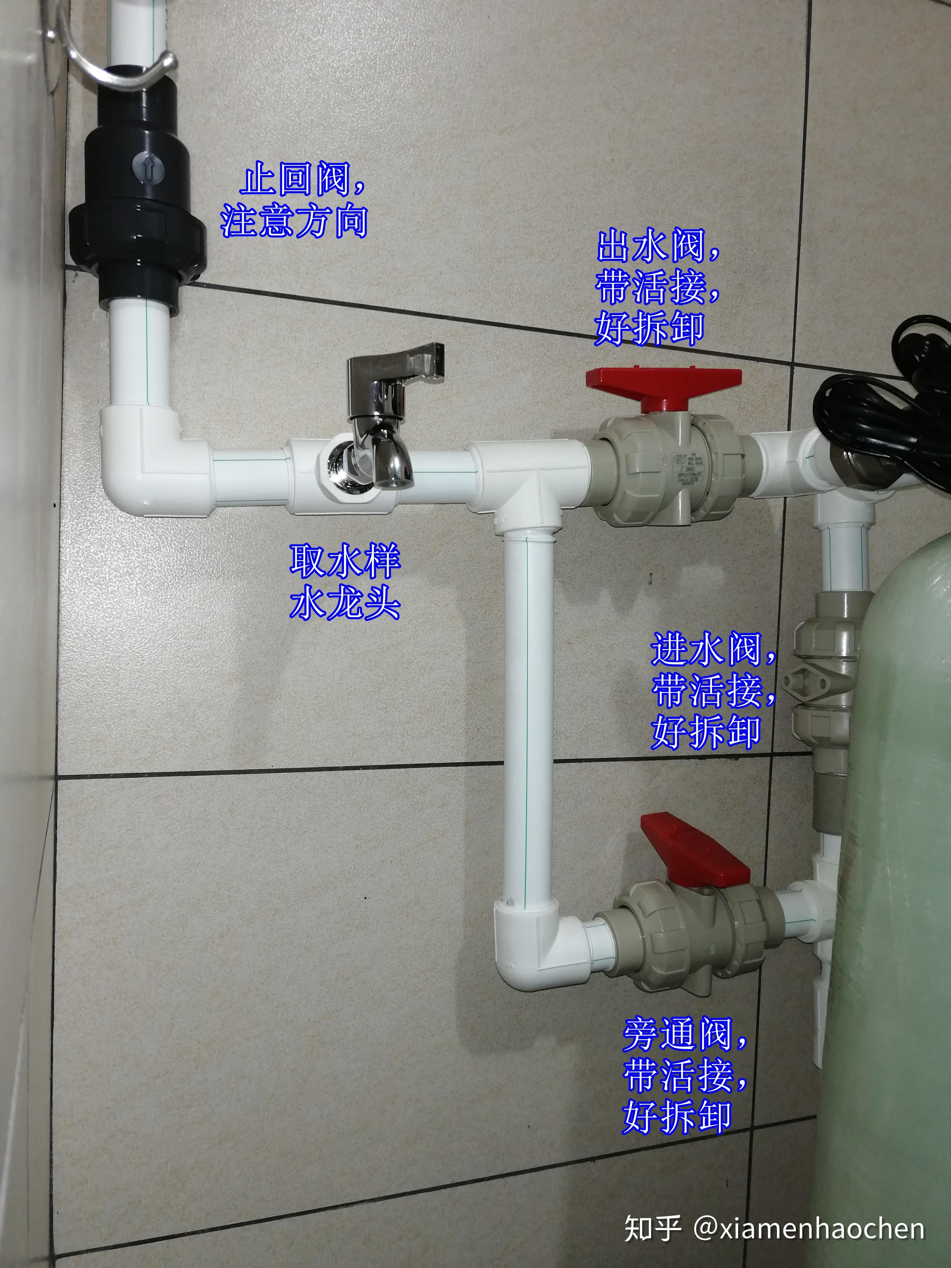 全屋中央净水系统中家用软水机选型安装diy全纪录 - 知乎