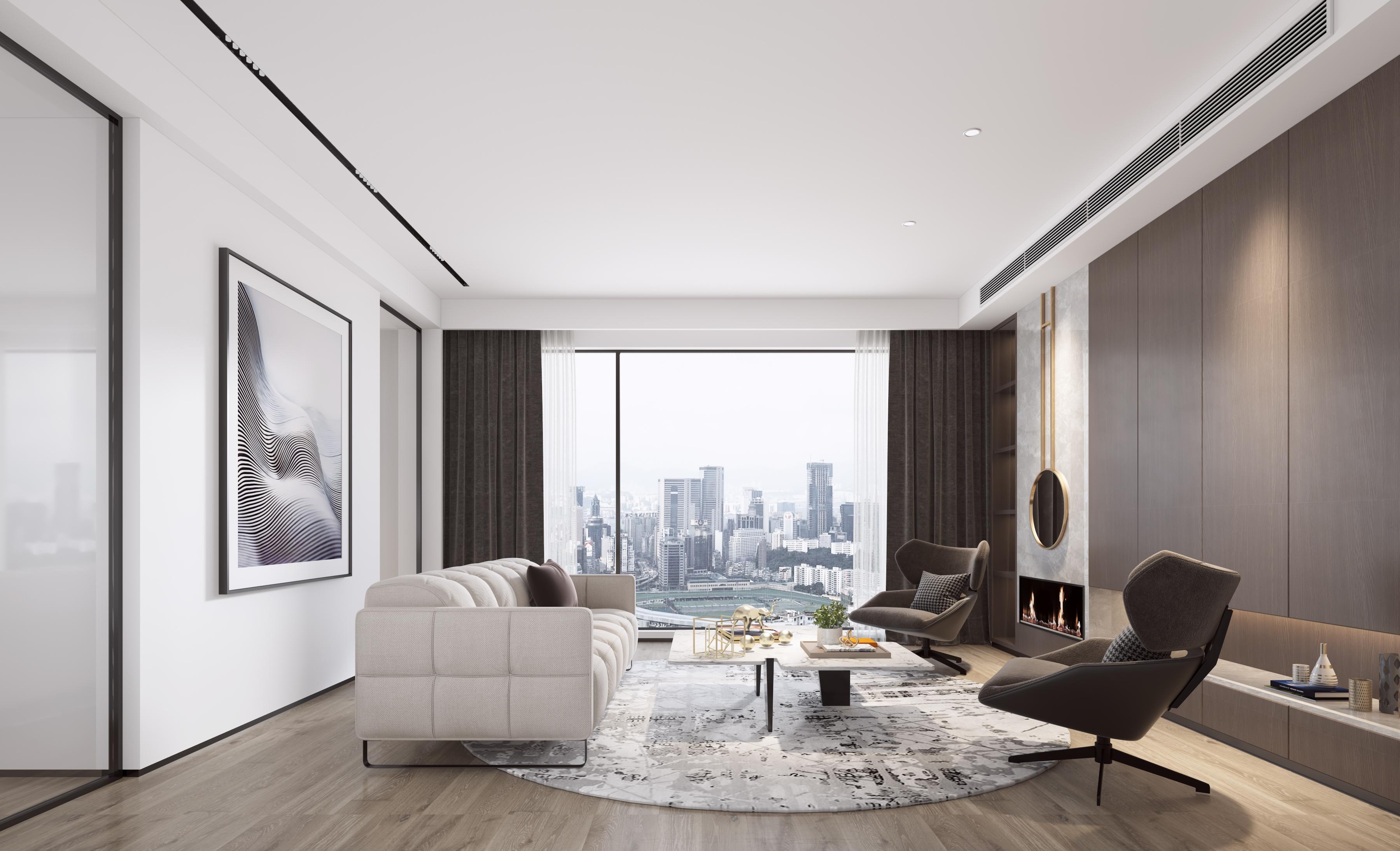 无锡别墅装修京梁合440平现代轻奢装修风格赏析