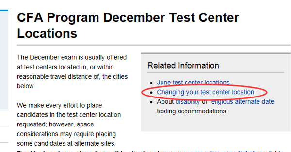 年6月cfa考试地点已公布 知乎