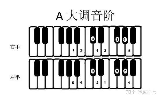 f大调钢琴键位图位置图片