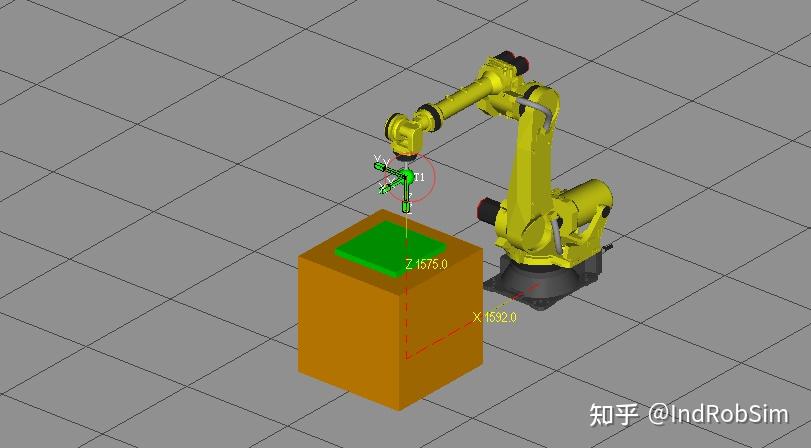 在roboguide軟件中創建一個簡易機器人工作站,包含1