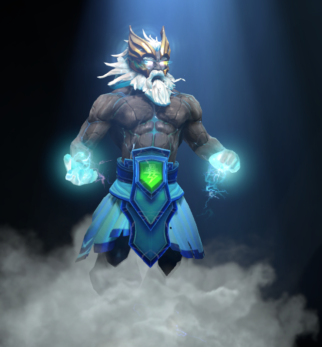 猜测宙斯种族为神,职业法师,宙斯的招牌技能雷神之怒,效果打击所有