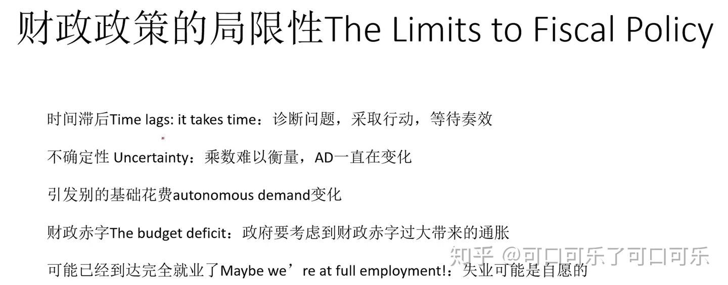 ECO120宏经2.0|调整经济的两个财政政策- 知乎
