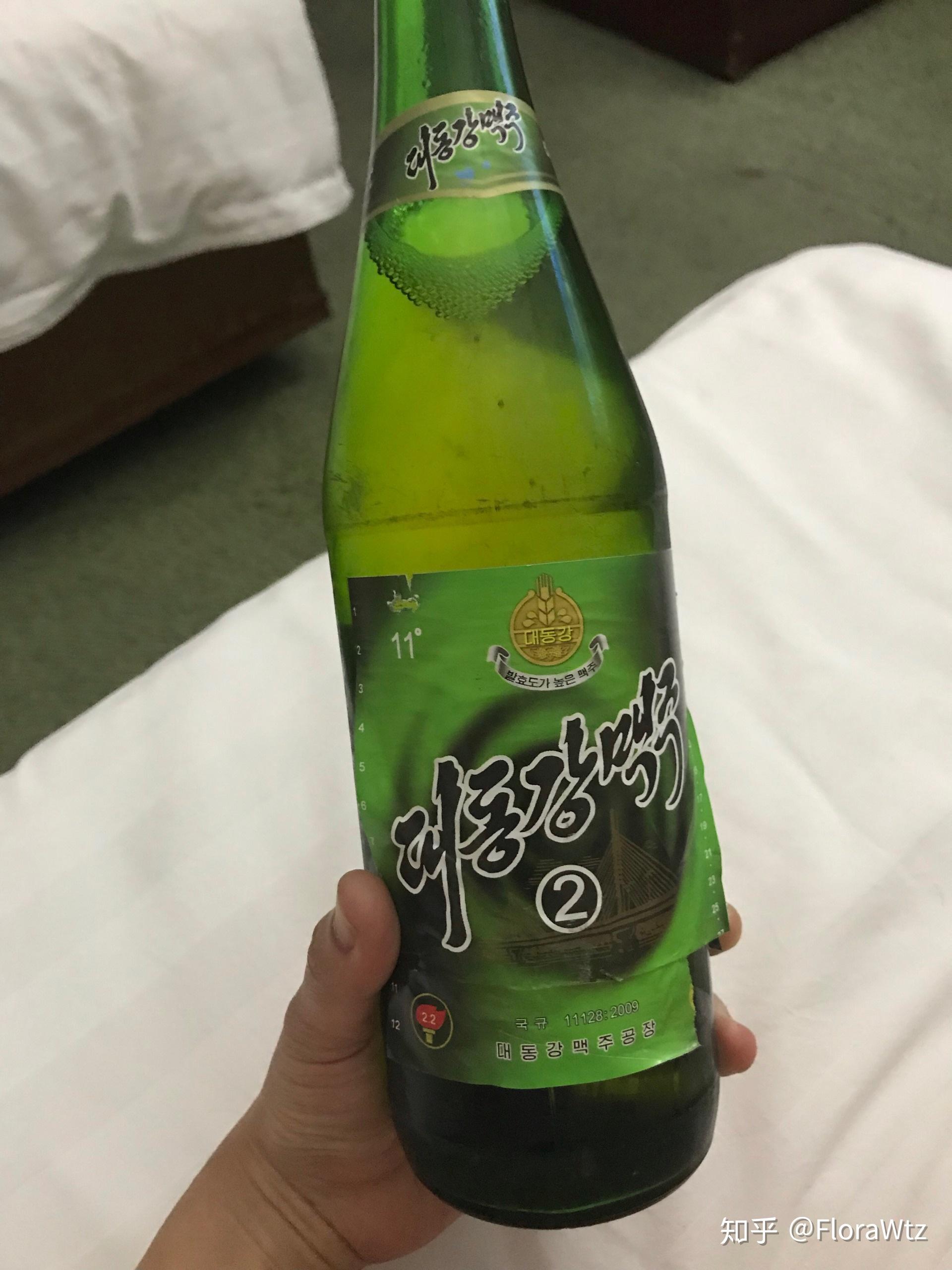 大同江啤酒,在平壤的最后一夜喝了好多瓶.