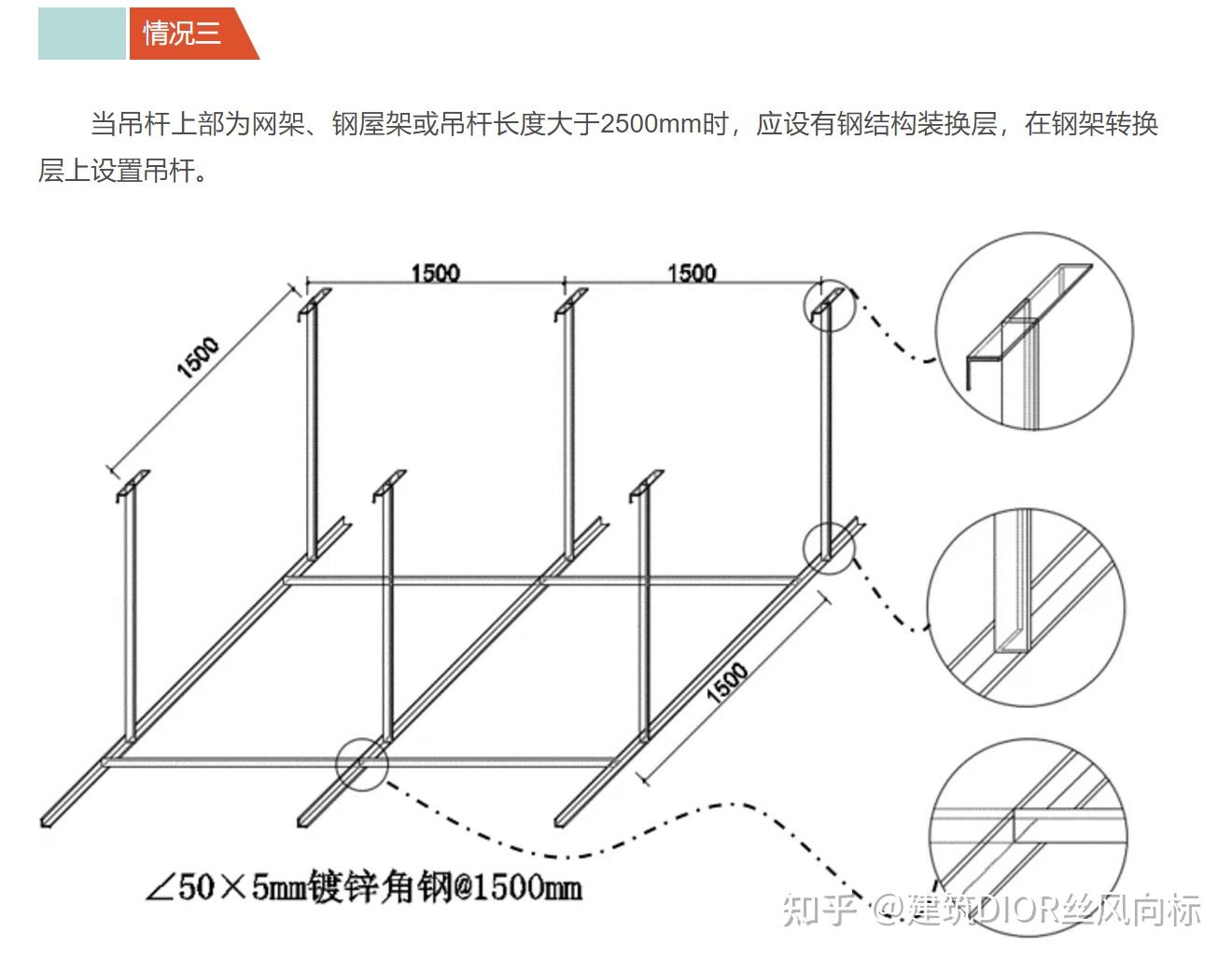 吊杆反支撑怎么做图片