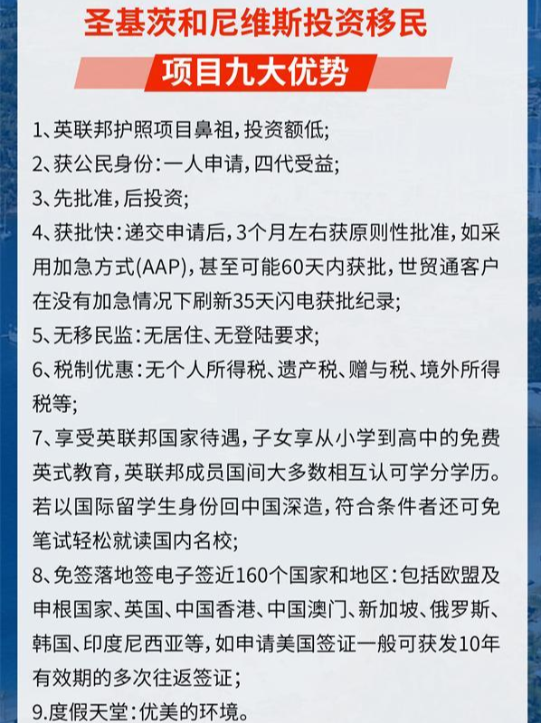 目前,圣基茨和尼维斯中央商业区融资项目被誉为是英联邦国家较便宜的