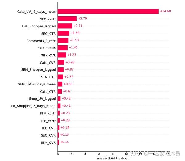 Feature importance shap value 