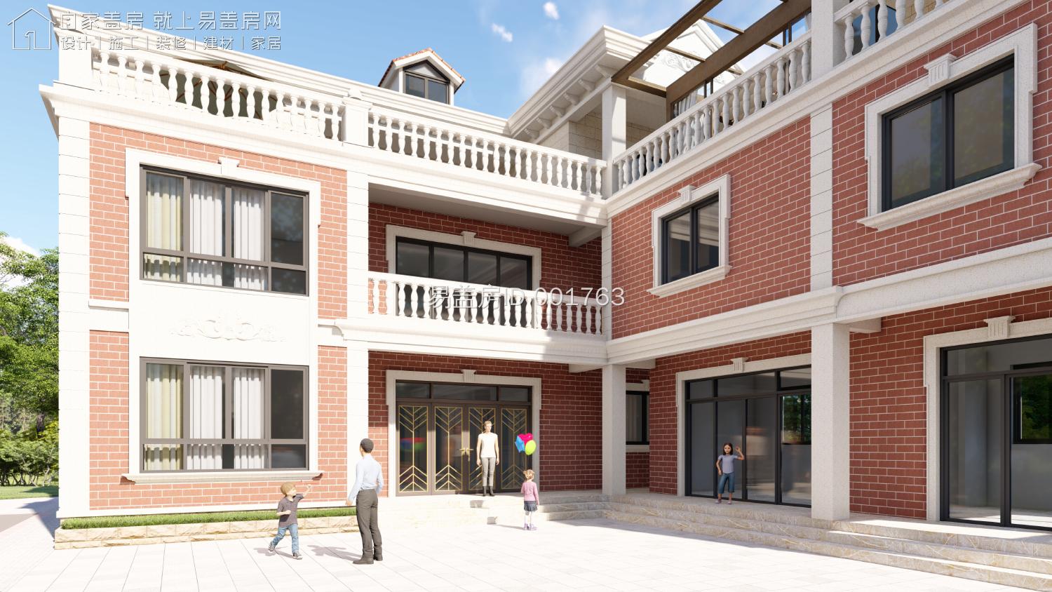 易盖房云南曲靖158m212m欧式乡村别墅3层l型动静分区布局设计怎么样