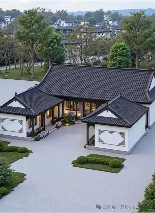 2026新款一层三合院:42套经典新中式四合院农村自建房别墅住宅 - 知乎