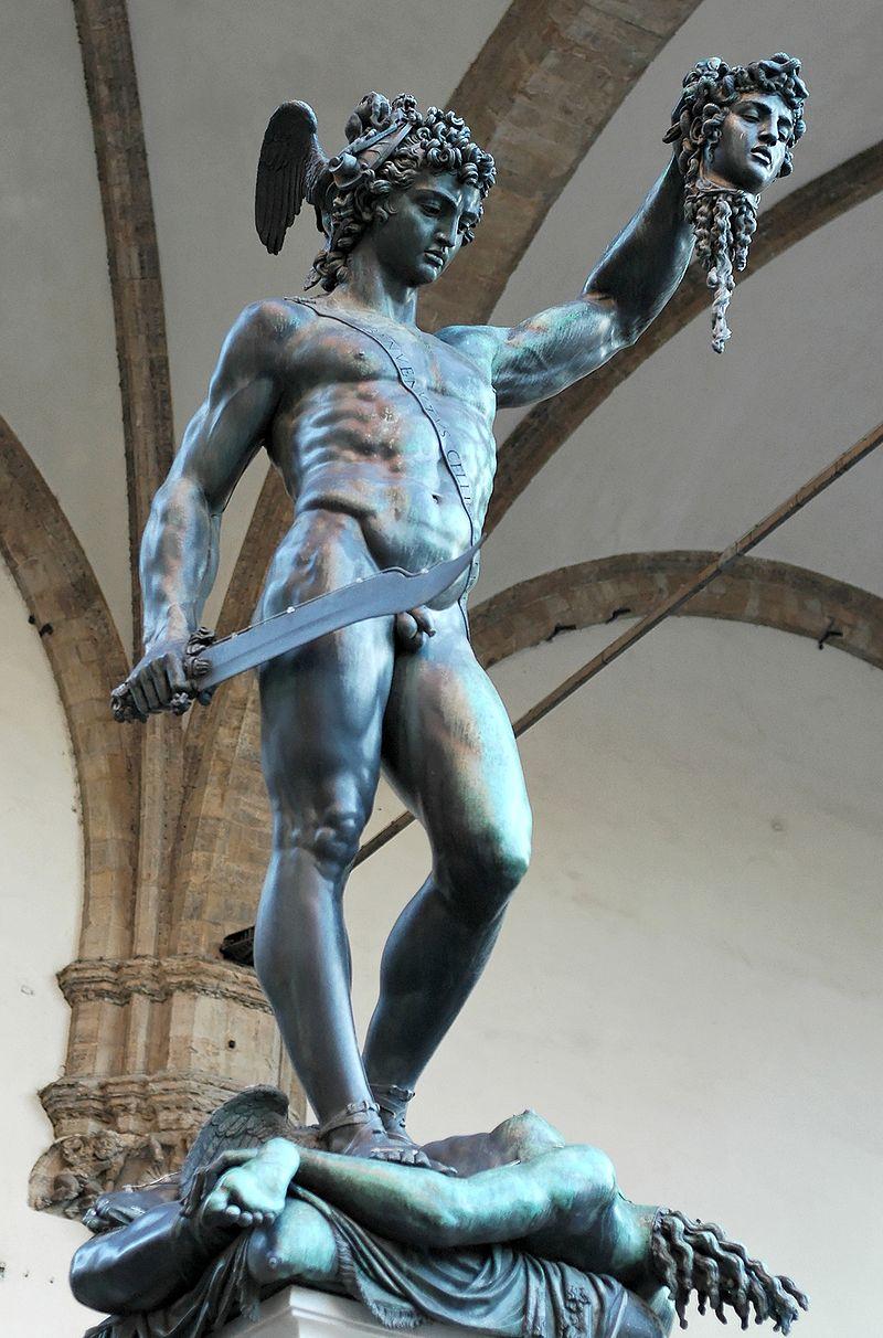 珀尔修斯 perseus by benvenuto cellini,1545–1554为了表示感谢,他