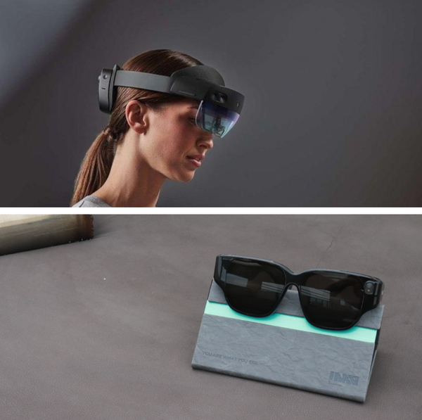 目前ar眼镜在外观设计上明显分成了两大两大派别:"潮流派"和"科幻流".