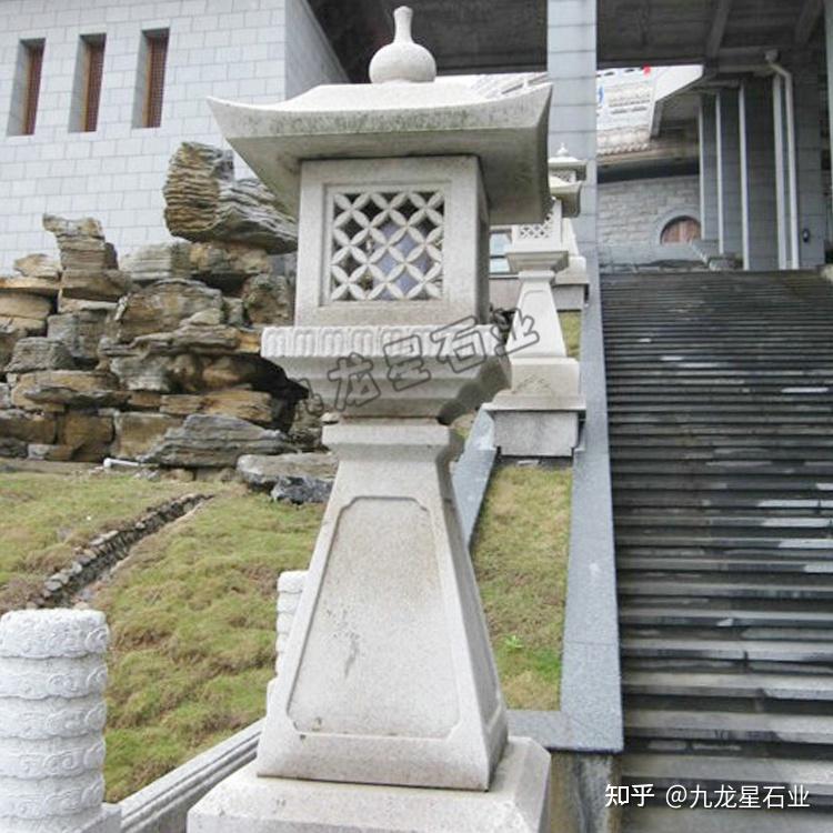 中式庭院石灯笼 灯笼柱石雕设计图片 - 知乎