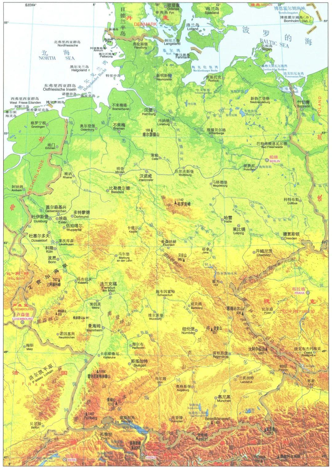 图文解读德国地理和历史(德国最全地图收藏)