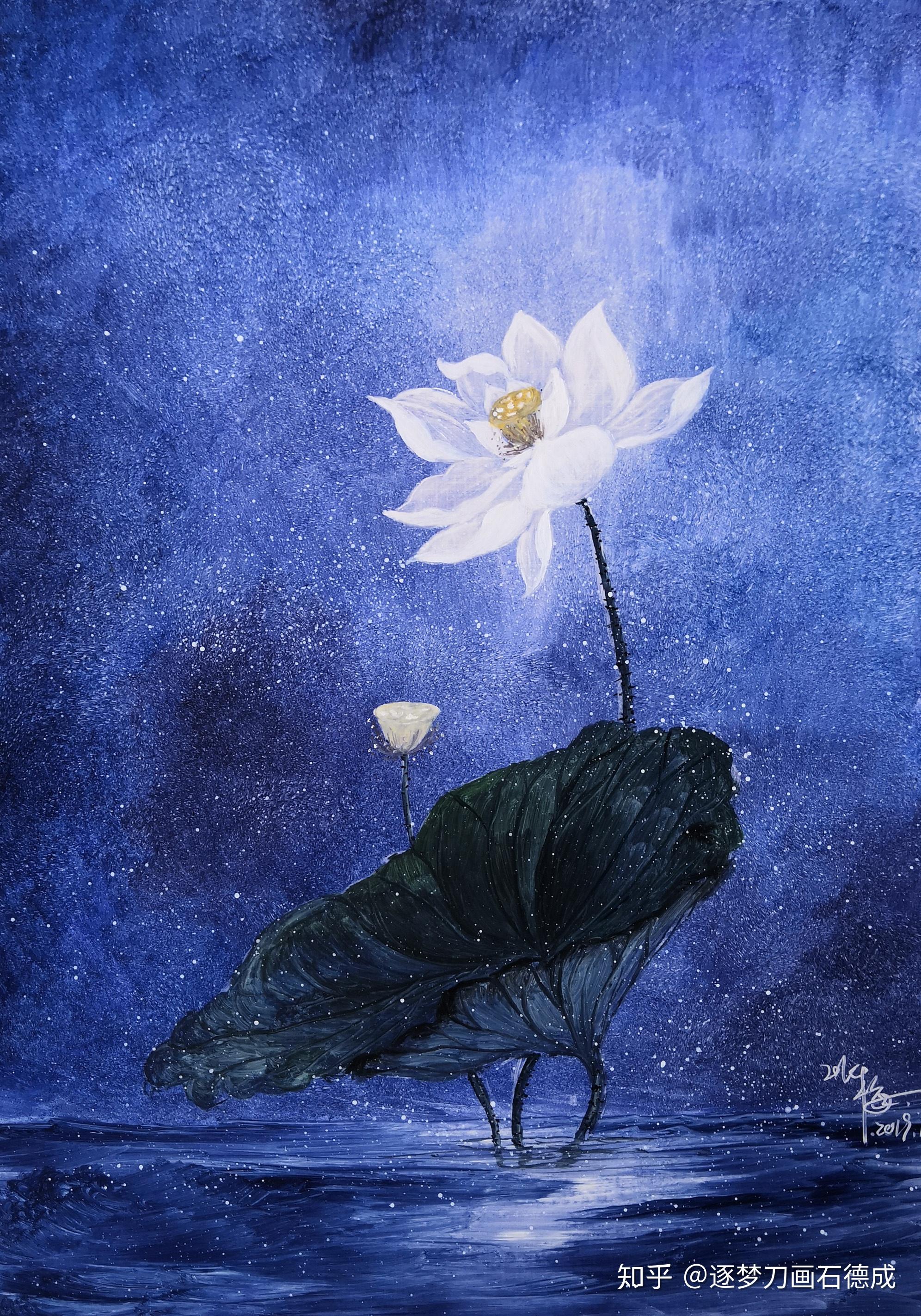 16幅唯美治愈小花刀画画作让你的心来静一下吧