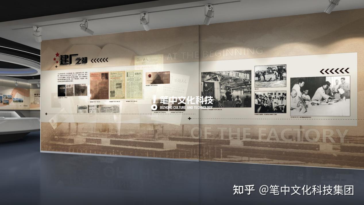 好展馆笔中造 | 国内首例可移动滑轨展示墙:哈尔滨锅炉厂展厅 - 知乎