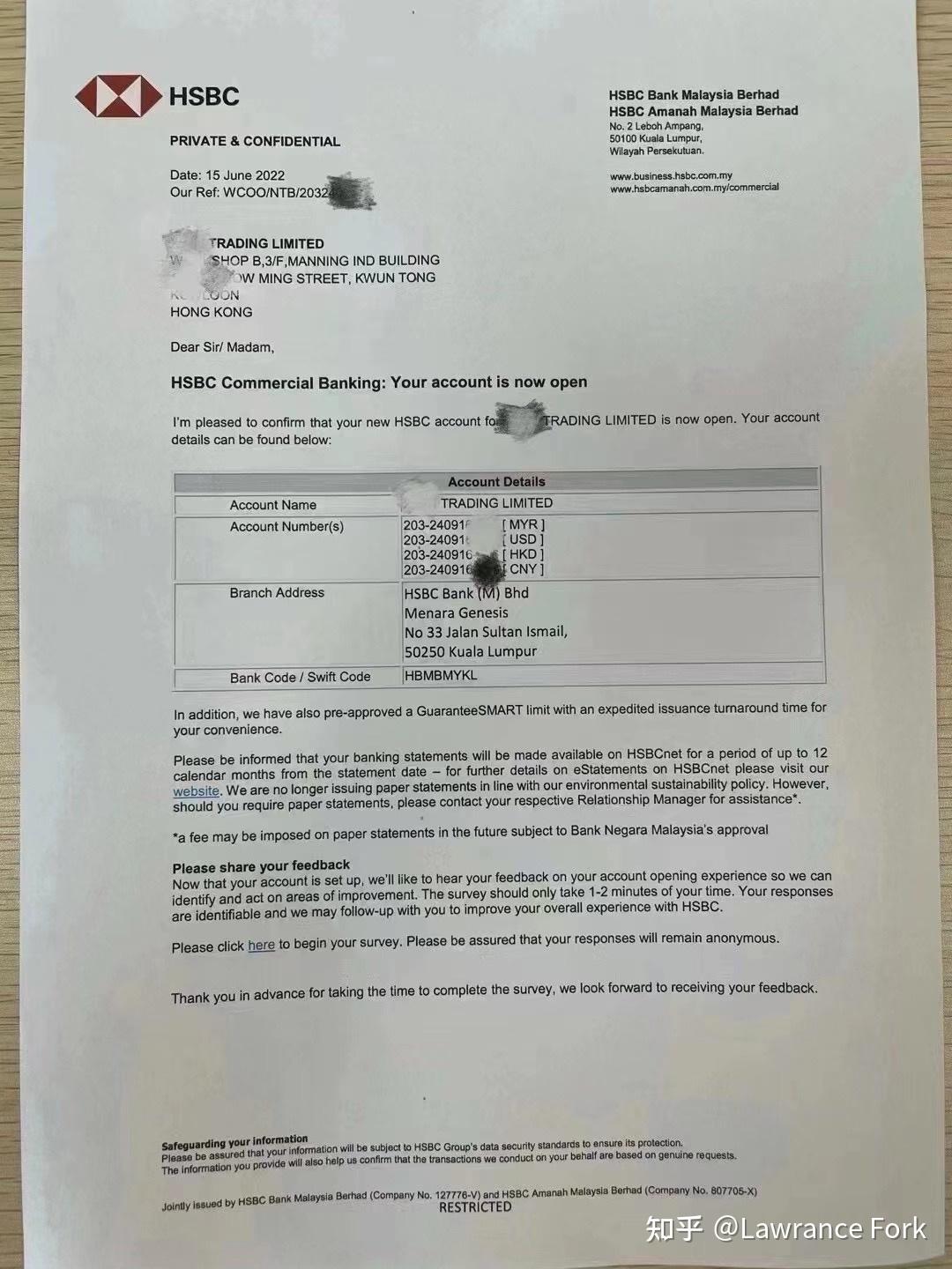 马来西亚汇丰银行（HSBC Malaysia）远程开户- 知乎