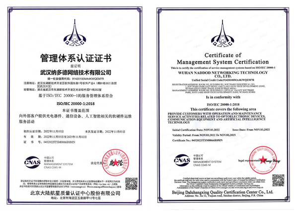 纳多德通过ISO20000信息技术、ISO27001信息安全双体系国际认证 - 知乎
