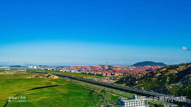 自驾上海洋山深水港登高望远追寻东海大桥摄影最佳点