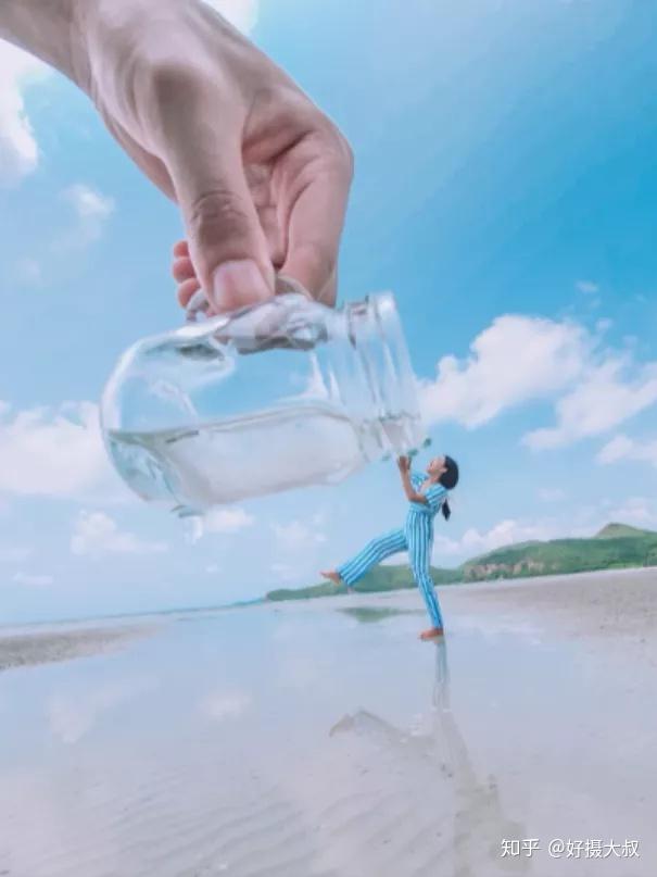 如何用手机拍出点赞过万的海边创意照