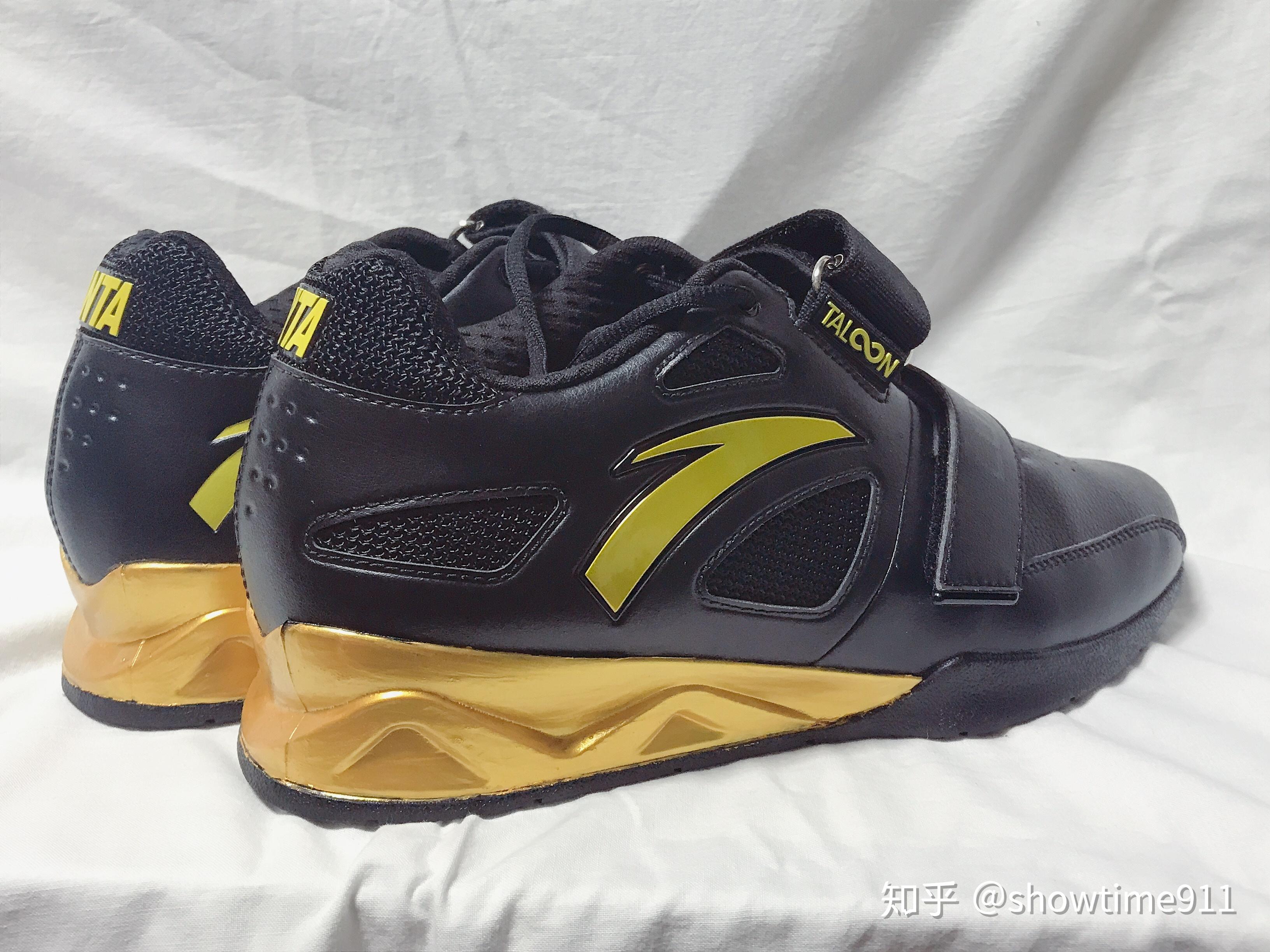 举重鞋评测2020年上市luxiaojunanta吕小军安踏联名款黑金配色