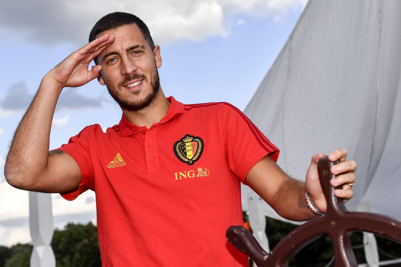 记者阿扎尔经检查没有大伤比利时队认为让他出战意大利还太早