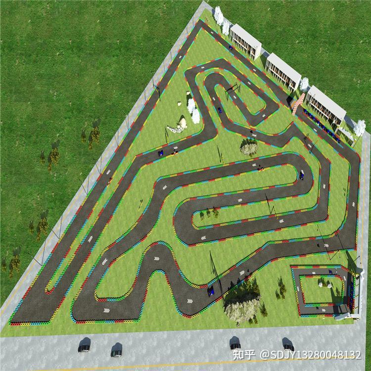 越野卡丁车场地效果图 - 知乎