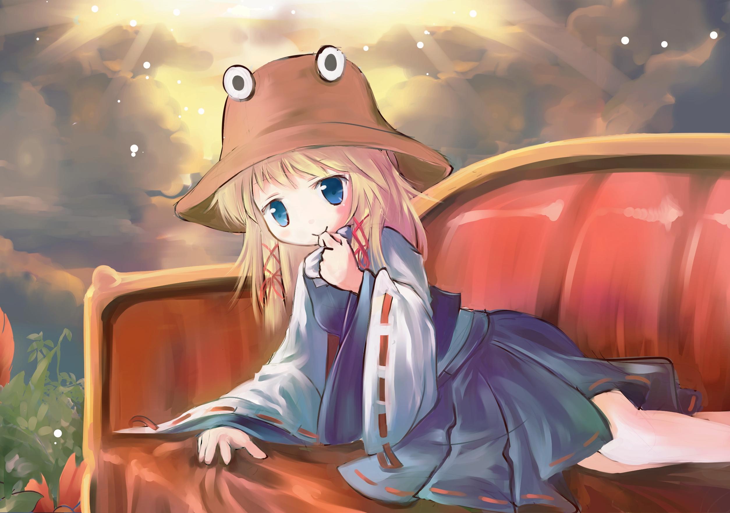 二次元动漫图片东方project角色泄矢诹访子合辑13p