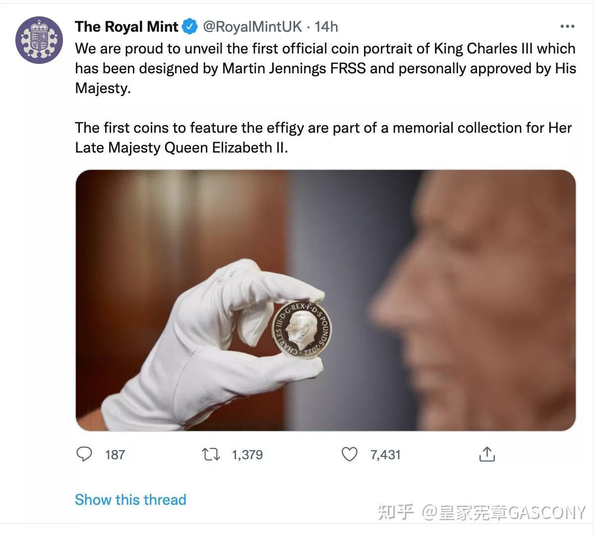 英国皇家造币厂公布印有国王查尔斯三世肖像的新硬币- 知乎