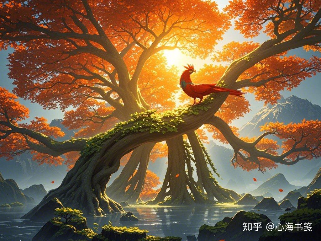 《山海经.海内东经》扶桑树与扶桑神鸟:连接天地的神木与神鸟 - 知乎