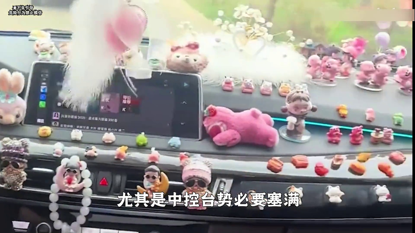 车载摆件再添素材!方向盘“养鱼”菩提围一圈,牛角驾驶位安!