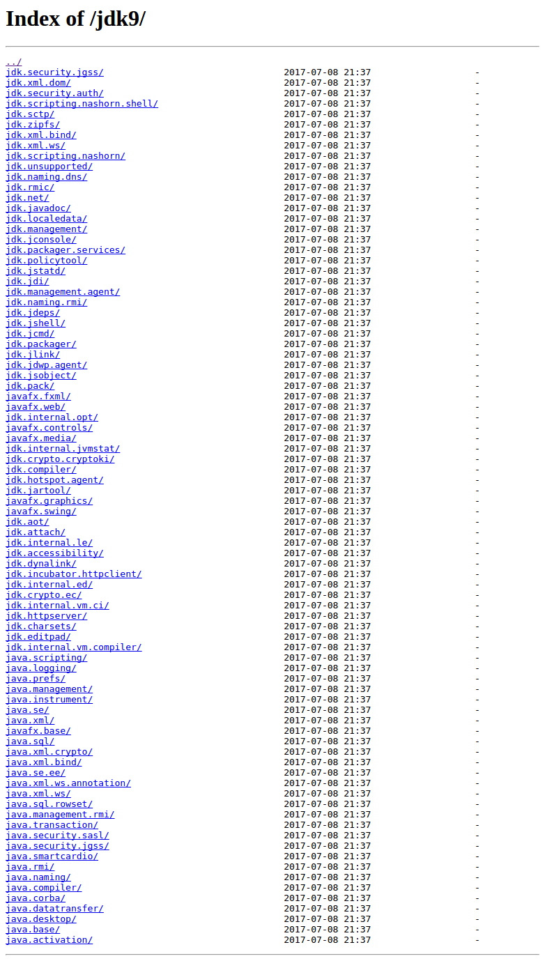 Java9模块化(Jigsaw)初识 Java9模块化(Jigsaw)初识