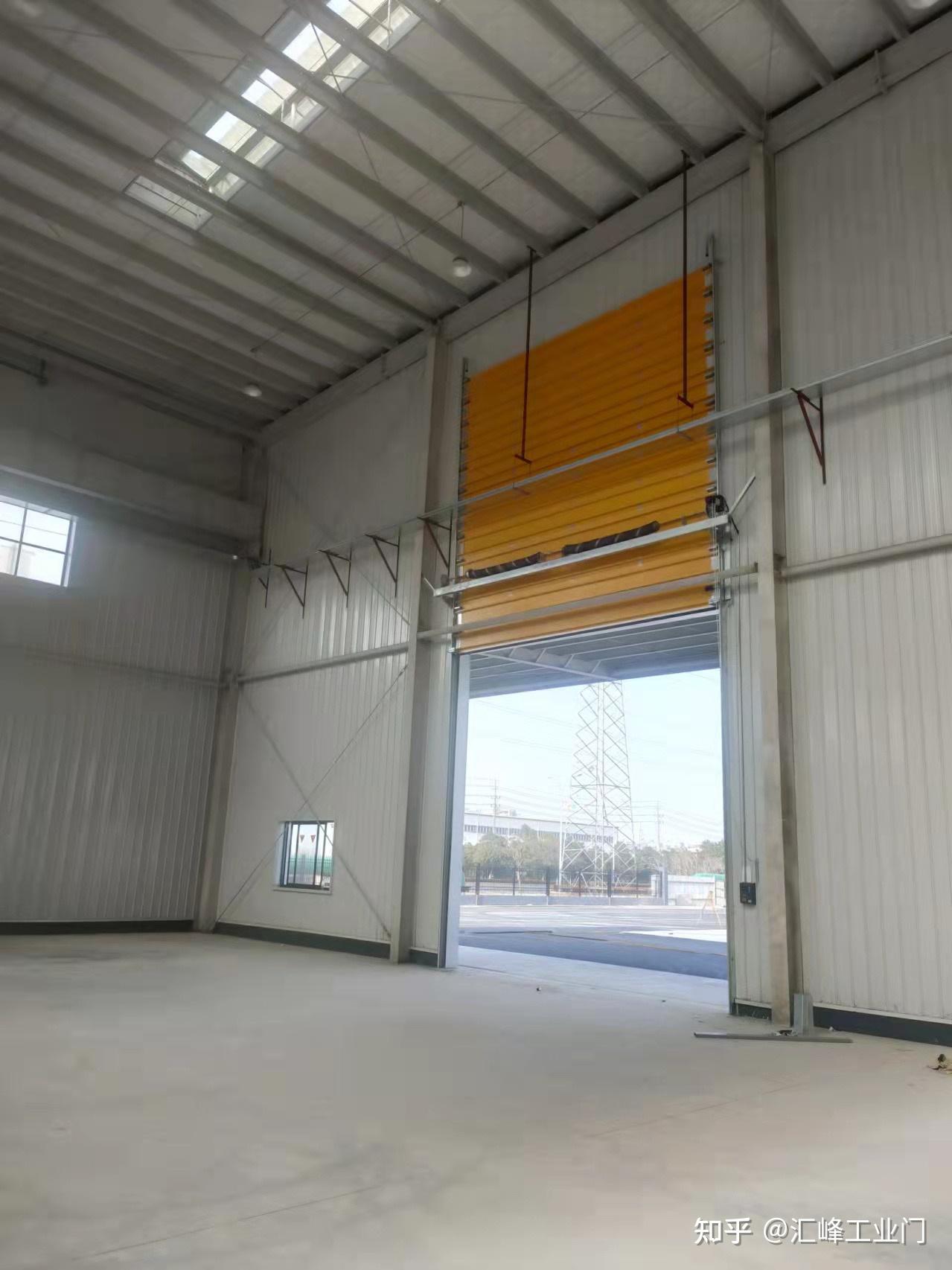 汇峰公司生产的工业提升门主要用于厂房车间