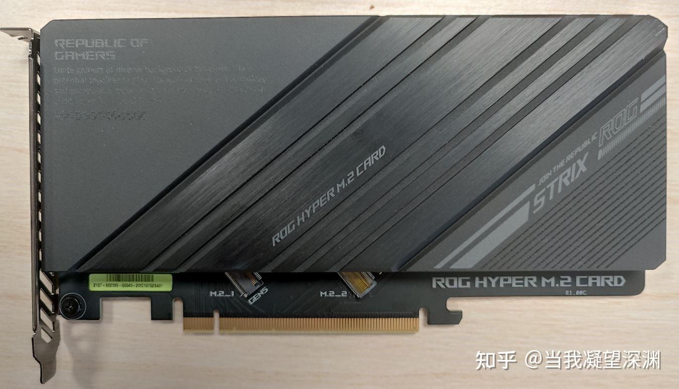 华硕Z690主板使用ROG Hyper M.2 Card 知乎