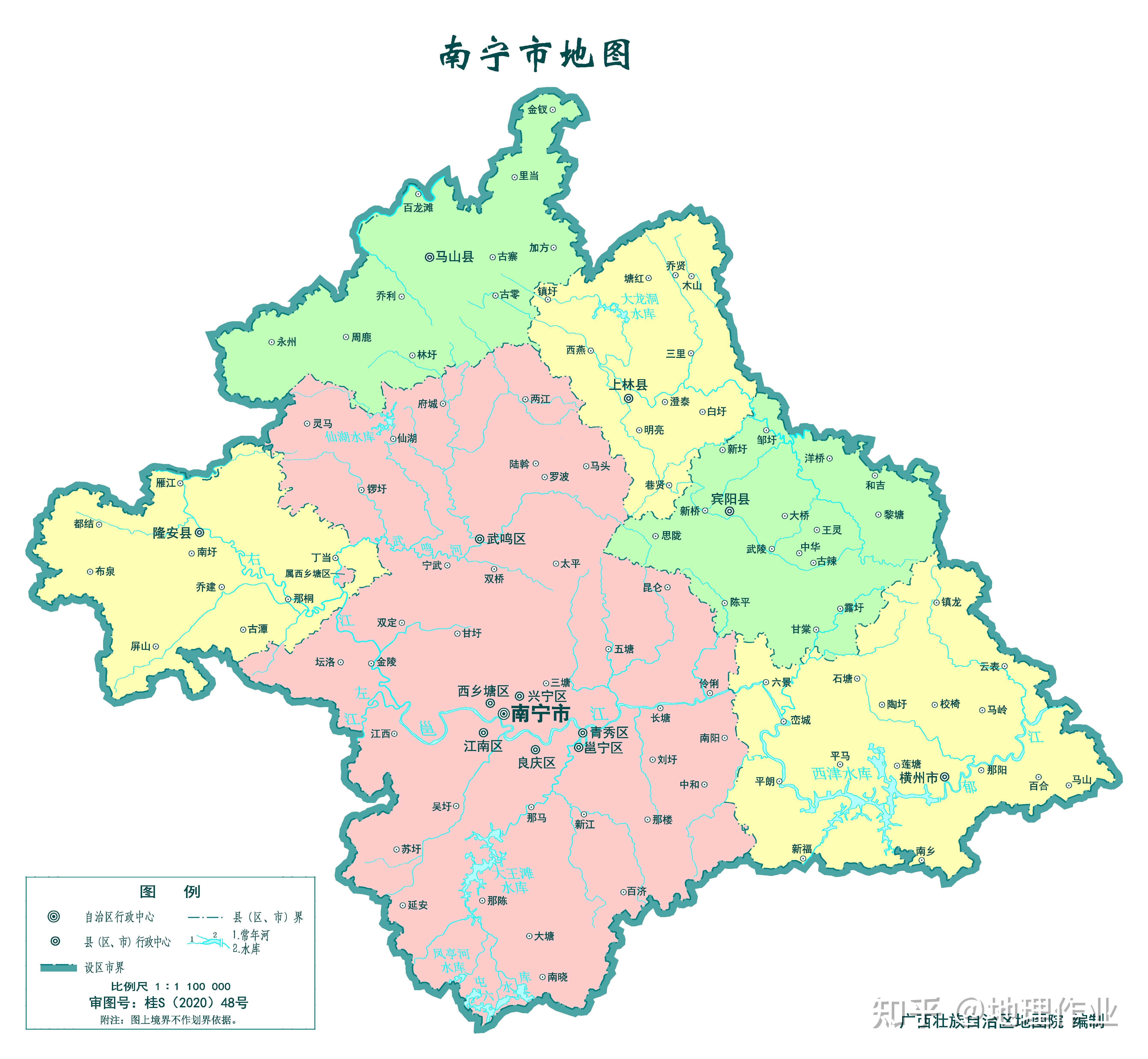 广西省地图广西省各城市地图