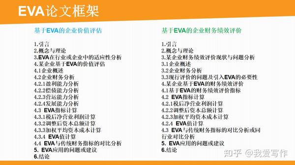EVA及其在论文写作中的应用 - 知乎
