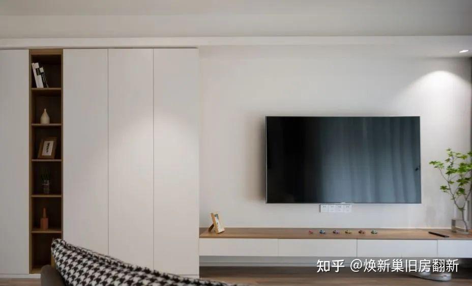如何利用电视墙增加收纳,小户型使用电视墙会不会压抑? - 知乎