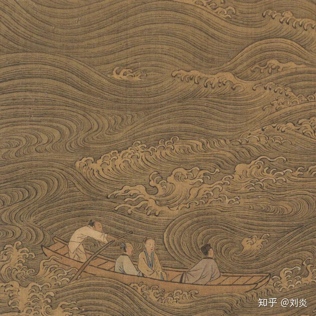 《赤壁图》 北宋 · 杨士贤烈火张天照云海,周瑜于此破曹公.