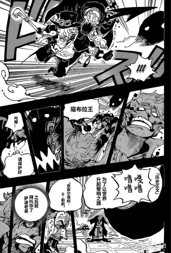 海贼王1085话中文漫画，寇布拉的死_哔哩哔哩_bilibili