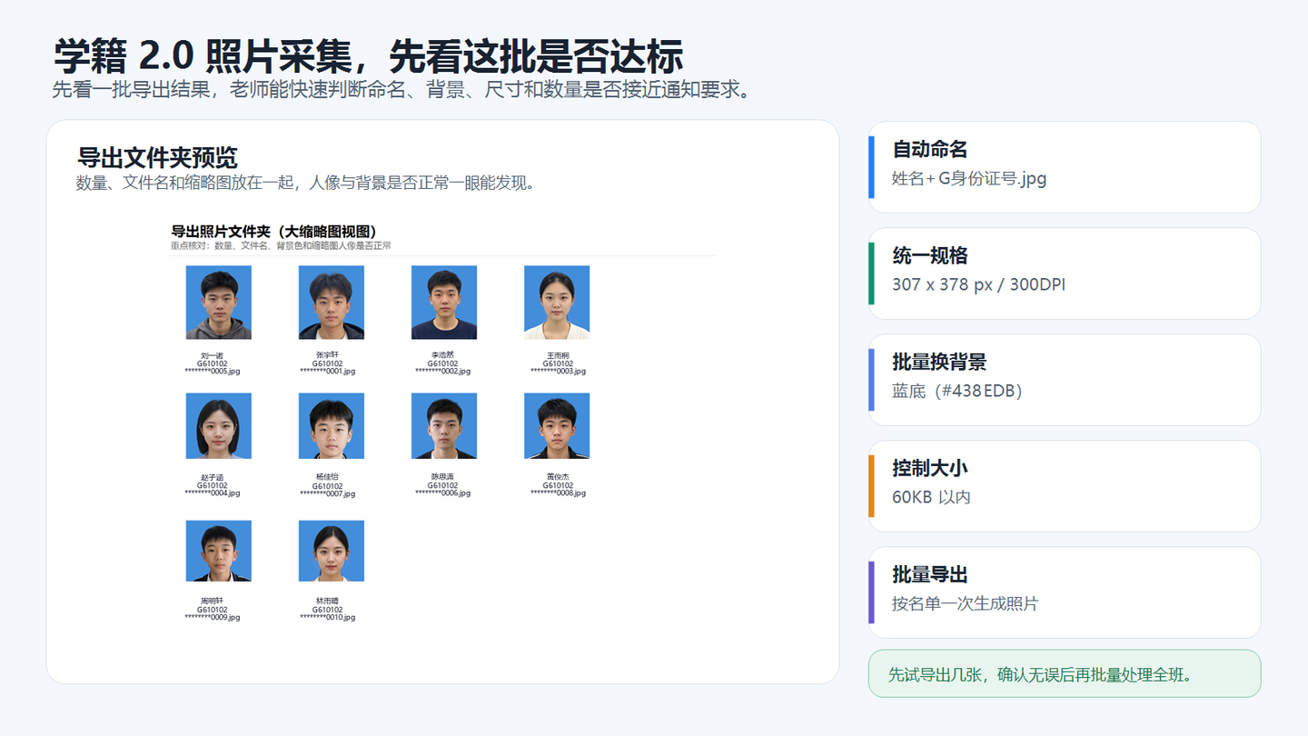 宁夏老师没有统一背景布,学籍拍照助手电脑版怎么采集学籍照并换蓝底?