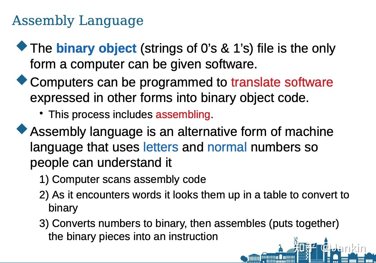Week2 Lecture2 Instructions, Assembly Language, and Machine Code 知乎